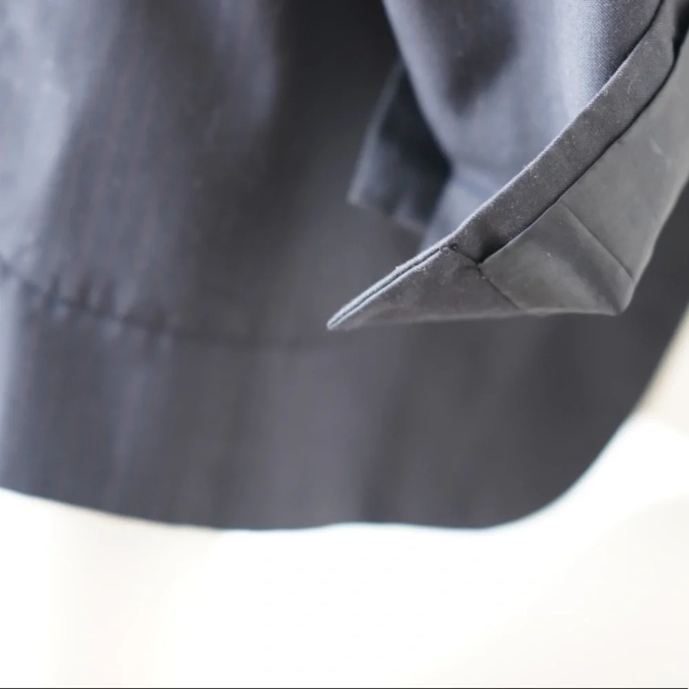 Literature Noir Pinstripe Deep Navy Blazer - Size Small *vintage* - Picture 6 of 9